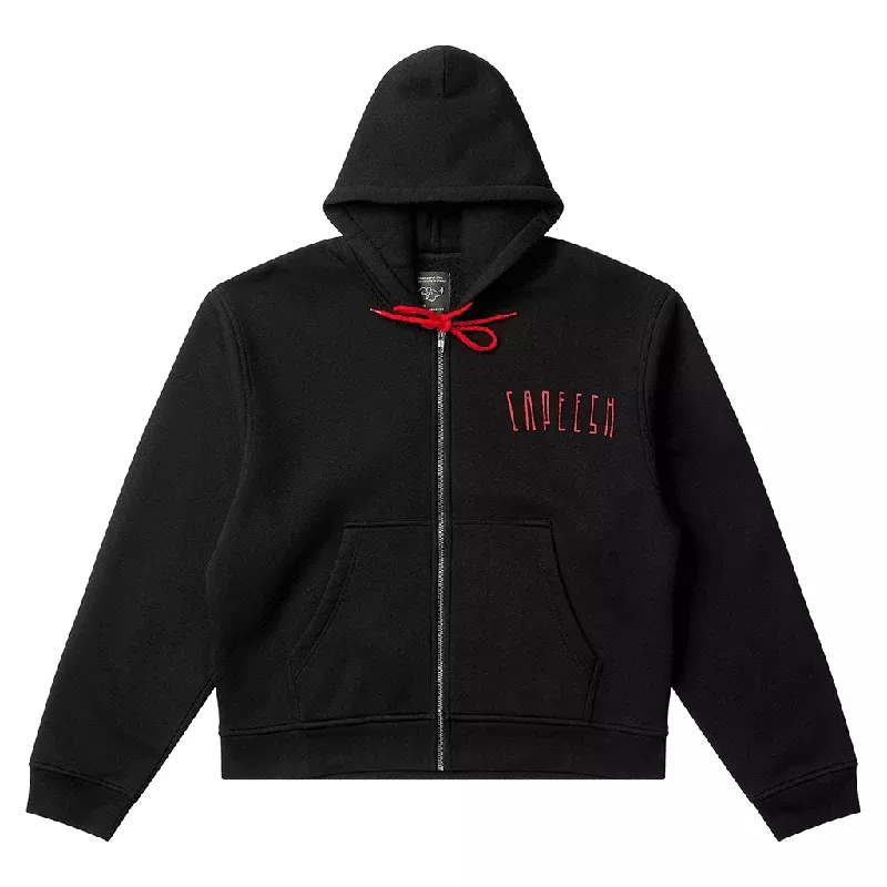 Zip hoodie – Black